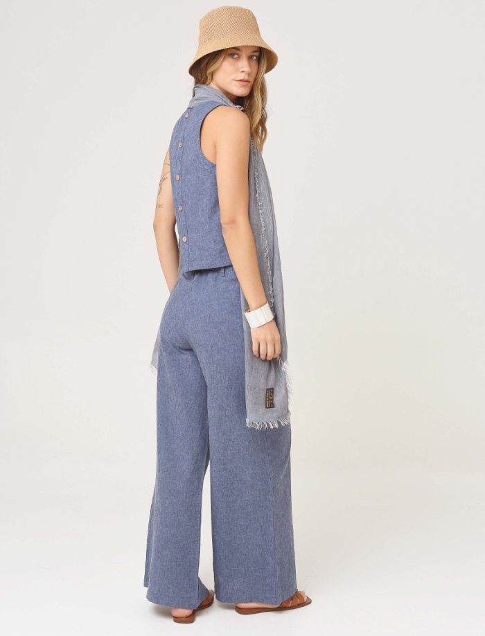 Blusa sauce azul - Imagen 6