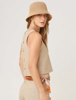 Blusa sauce beige - Imagen 5